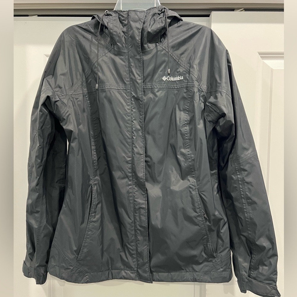 Columbia Women’s Rain Jacket Black Size Large